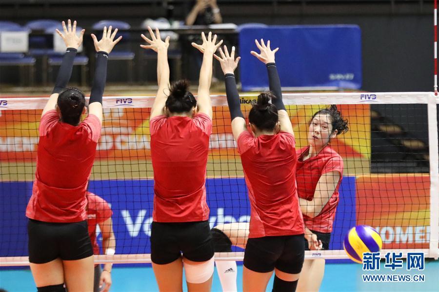 (体育)(3)排球——女排世锦赛:中国队备战